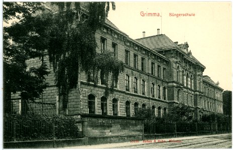 10198-Grimma-1908-Bürgerschule-Brück & Sohn Kunstverlag