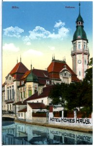 14902-Bilin-1912-Rathaus-Brück & Sohn Kunstverlag
