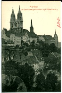 10403-Meißen-1908-Schloßberg mit Dom und Bischofsschloß-Brück & Sohn Kunstverlag