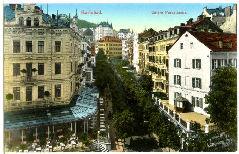 14480-Karlsbad-1912-Untere Parkstraße-Brück & Sohn Kunstverlag