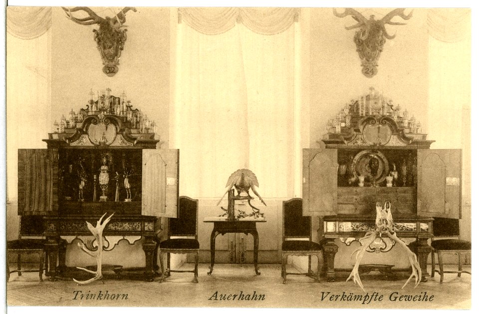 14549-Moritzburg-1912-Schloß - Prunkschränke-Brück & Sohn Kunstverlag