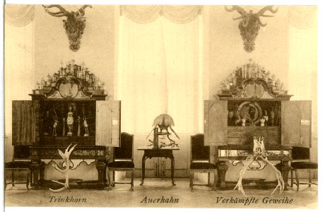 14549-Moritzburg-1912-Schloß - Prunkschränke-Brück & Sohn Kunstverlag