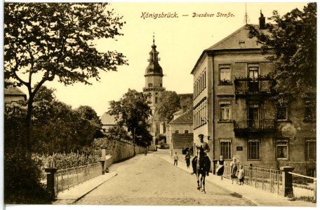 14920-Königsbrück-1912-Dresdner Straße-Brück & Sohn Kunstverlag
