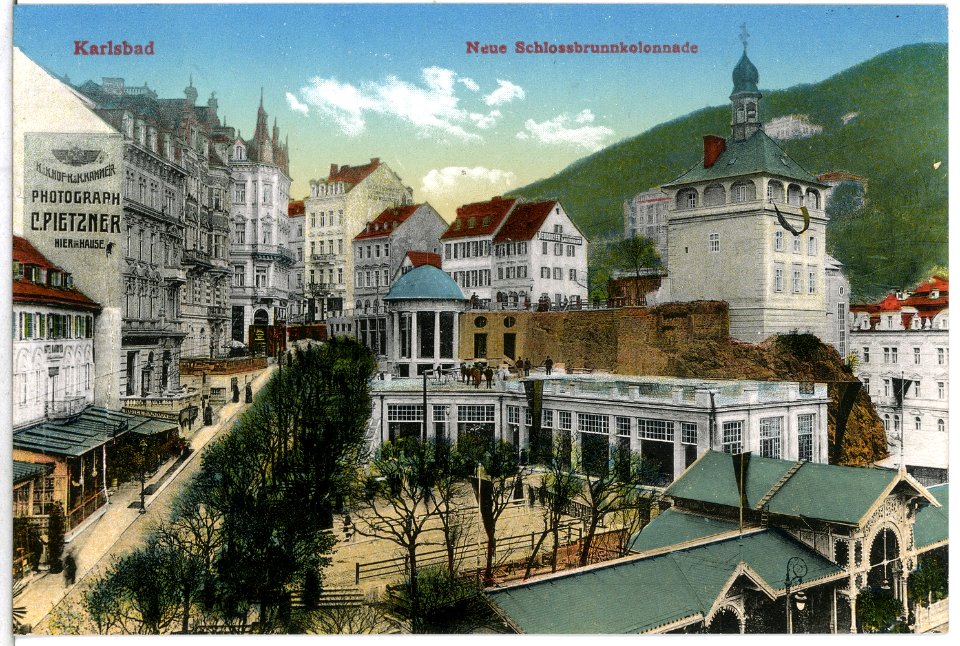 14916-Karlsbad-1912-Neue Schloßbrunnkolonnade-Brück & Sohn Kunstverlag