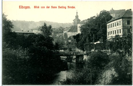 10988-Elbogen-1909-Blick von der Hans Heiling Straße-Brück & Sohn Kunstverlag