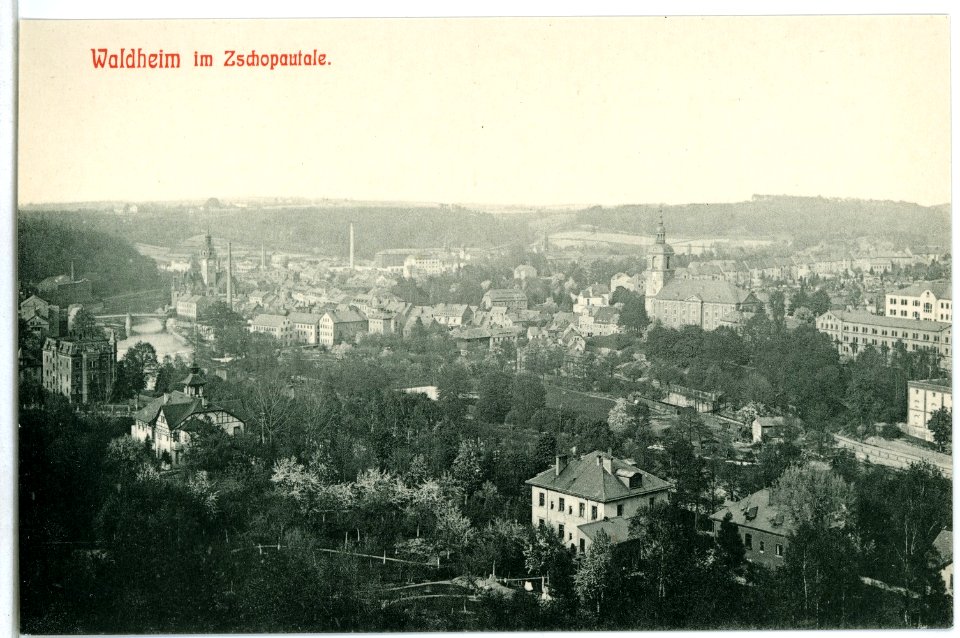 10796-Waldheim-1909-Blick auf Waldheim-Brück & Sohn Kunstverlag