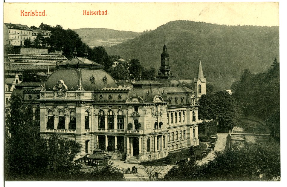 10632-Karlsbad-1909-Kaiserbad-Brück & Sohn Kunstverlag