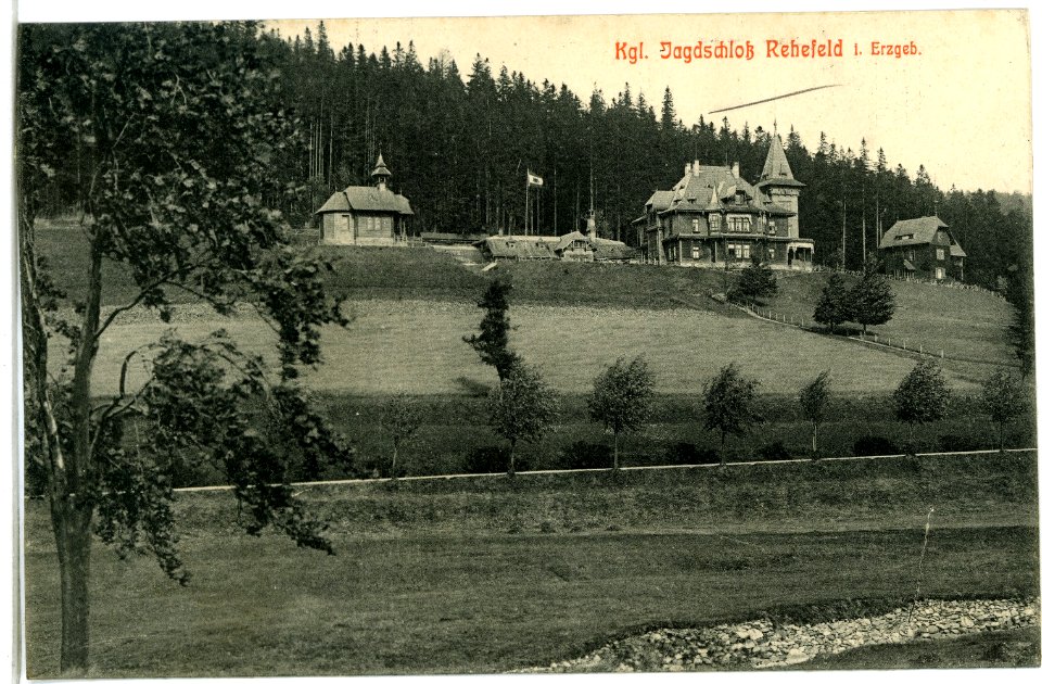 10613-Rehefeld-1909-Jagdschloß-Brück & Sohn Kunstverlag