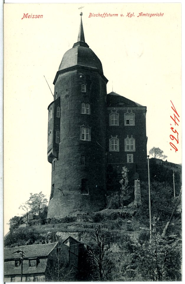 14560-Meißen-1912-Bischofsturm - Amtsgericht-Brück & Sohn Kunstverlag