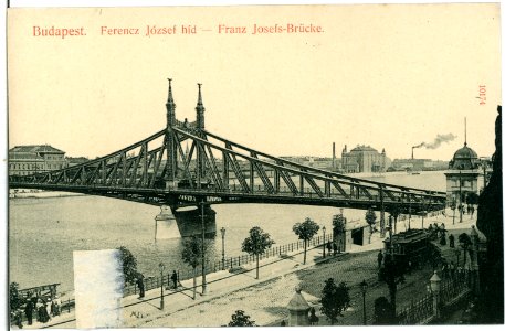 10174-Budapest-1908-Franz-Joseph-Brücke-Brück & Sohn Kunstverlag
