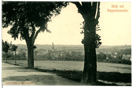 10507-Dippoldiswalde-1908-Blick auf Dippoldiswalde-Brück & Sohn Kunstverlag