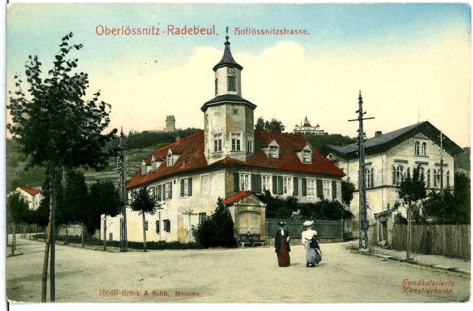 10640-Radebeul-1909-Oberlößnitz - Hoflößnitzer Straße-Brück & Sohn Kunstverlag