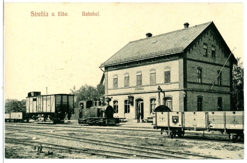 10192-Strehla-1908-Bahnhof-Brück & Sohn Kunstverlag