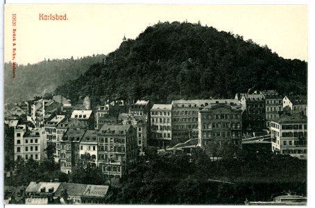 10620-Karlsbad-1909-Blick auf Karlsbad-Brück & Sohn Kunstverlag