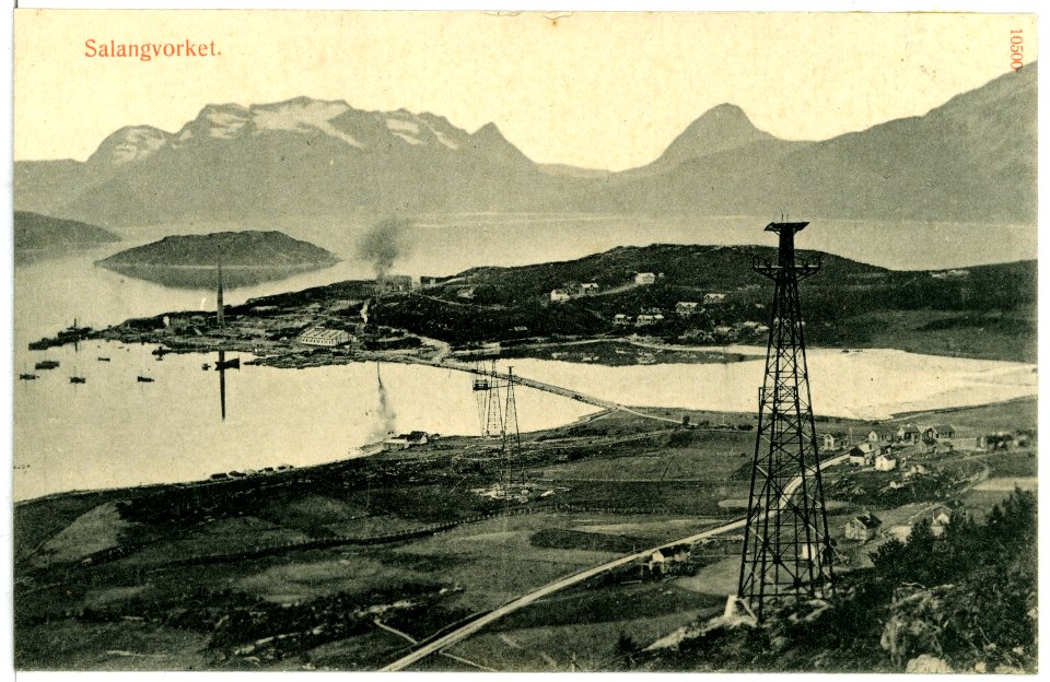 10500-Salangvorket-1908-Eisenhütte und Seilbahn-Brück & Sohn Kunstverlag