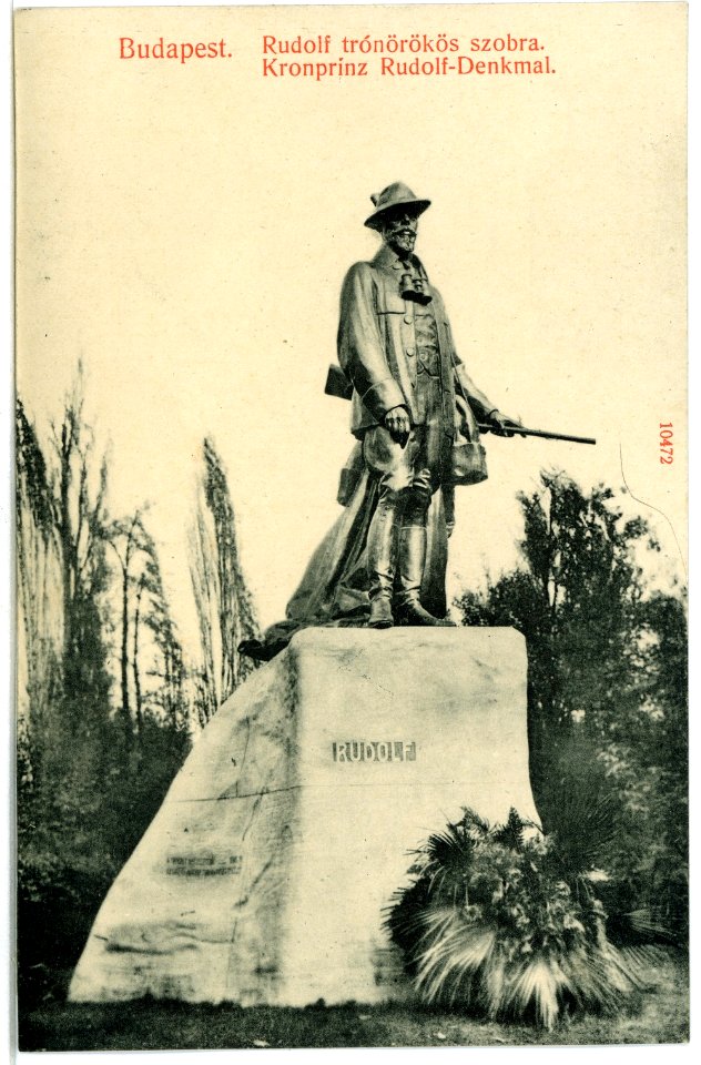 10472-Budapest-1908-Kronprinz Rudolf - Denkmal-Brück & Sohn Kunstverlag