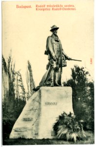 10472-Budapest-1908-Kronprinz Rudolf - Denkmal-Brück & Sohn Kunstverlag