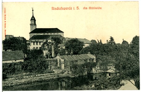 10344-Bischofswerda-1908-Am Mühlteiche-Brück & Sohn Kunstverlag