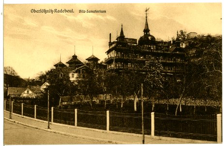 10871-Radebeul-1909-Bilz - Sanatorium - Oberlößnitz-Brück & Sohn Kunstverlag