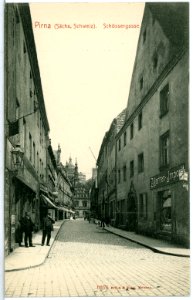 10370-Pirna-1908-Schössergasse-Brück & Sohn Kunstverlag