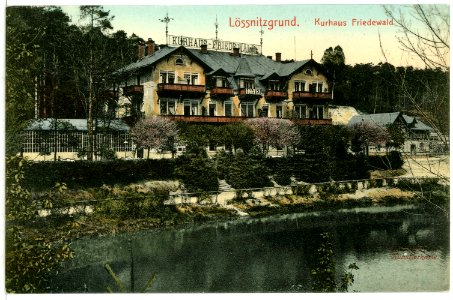 10929-Friedewald-1909-Kurhaus Friedewald - Lößnitzgrund-Brück & Sohn Kunstverlag
