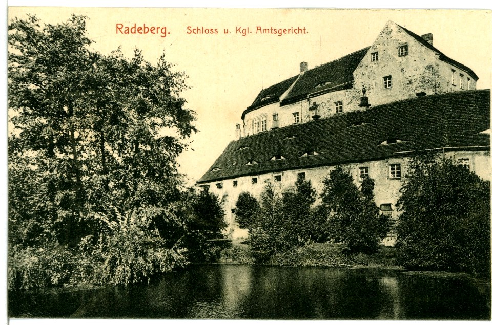 10411-Radeberg-1908-Schloß und Amtsgericht-Brück & Sohn Kunstverlag