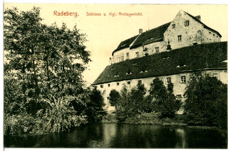 10411-Radeberg-1908-Schloß und Amtsgericht-Brück & Sohn Kunstverlag