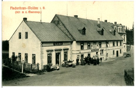 10523-Moldau-1908-Fischerhaus-Brück & Sohn Kunstverlag