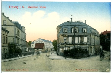 10434-Freiberg-1908-Chemnitzer Straße-Brück & Sohn Kunstverlag