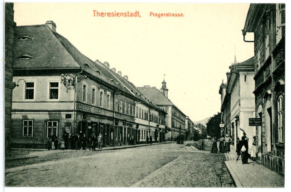 10691-Theresienstadt-1909-Pragerstraße-Brück & Sohn Kunstverlag