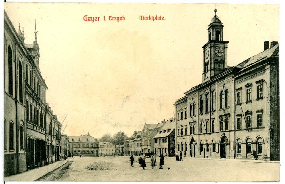 11119-Geyer-1910-Marktplatz-Brück & Sohn Kunstverlag