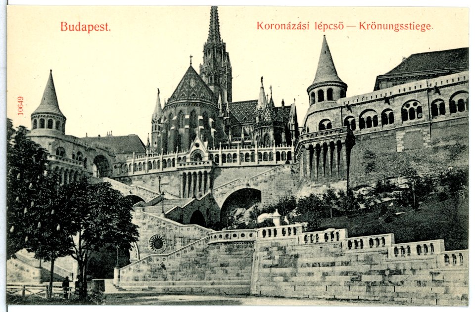 10649-Budapest-1909-Königsstiege-Brück & Sohn Kunstverlag