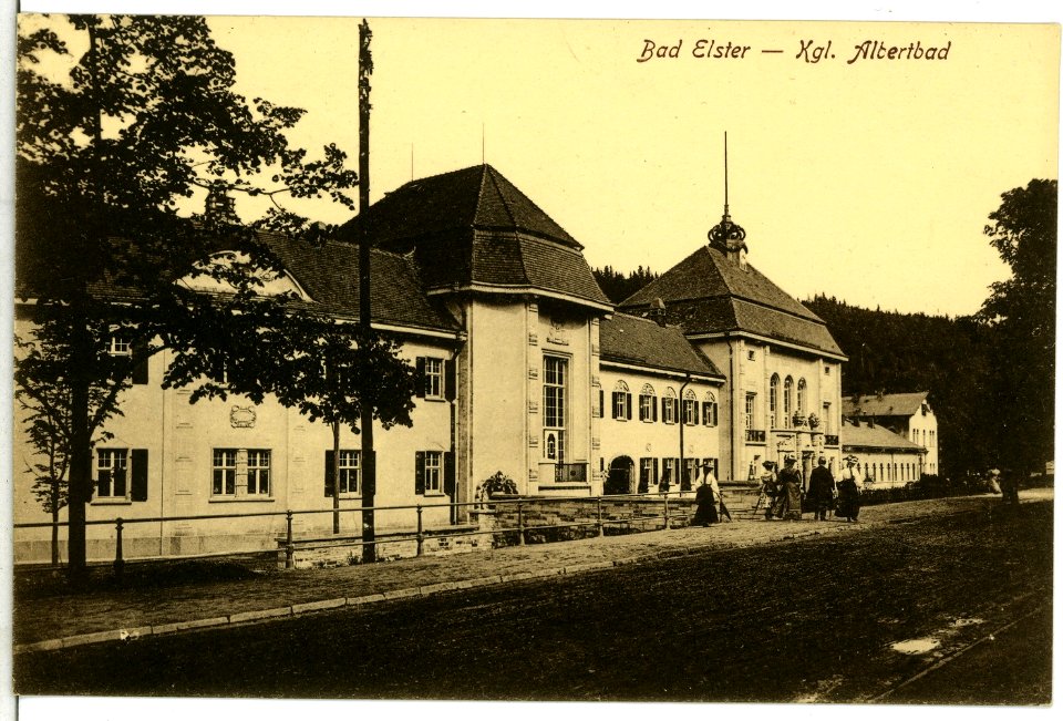 10549-Bad Elster-1909-Albertbad-Brück & Sohn Kunstverlag