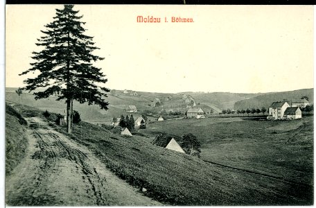 10858-Moldau-1909-Blick auf Moldau-Brück & Sohn Kunstverlag