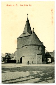 09750-Goslar-1908-Das Breite Tor-Brück & Sohn Kunstverlag