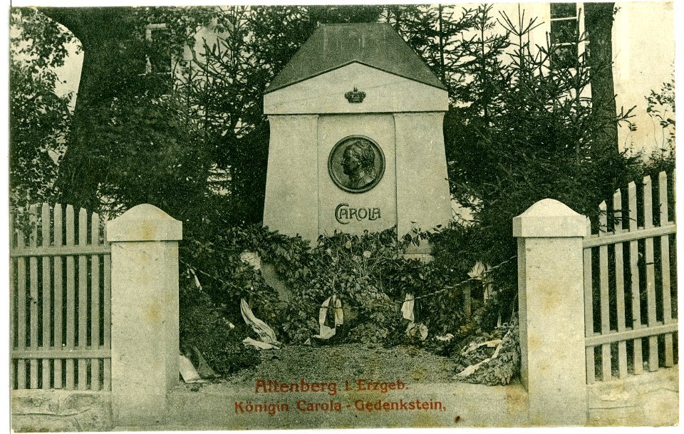 10539-Altenberg-1908-Königin Carola Gedenkstein-Brück & Sohn Kunstverlag