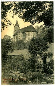 10657-Schwarzenberg-1909-Kirche-Brück & Sohn Kunstverlag