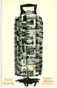 10646-Teplitz-Schönau-1909-Ignaz Taussig, Graupnergasse - Kartenständer-Brück & Sohn Kunstverlag