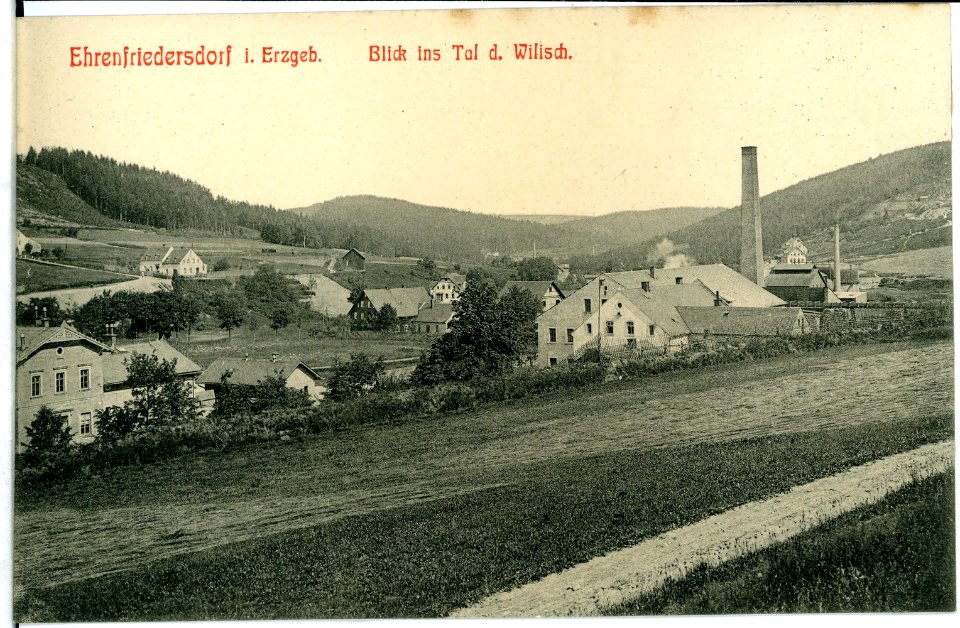 11113-Ehrenfriedersdorf-1910-Blick ins Tal der Wilisch-Brück & Sohn Kunstverlag