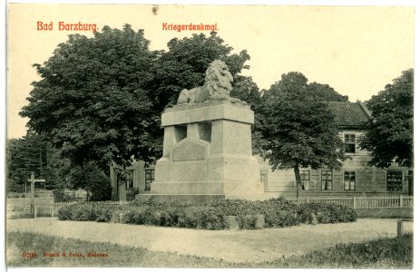 09766-Bad Harzburg-1908-Kriegerdenkmal-Brück & Sohn Kunstverlag