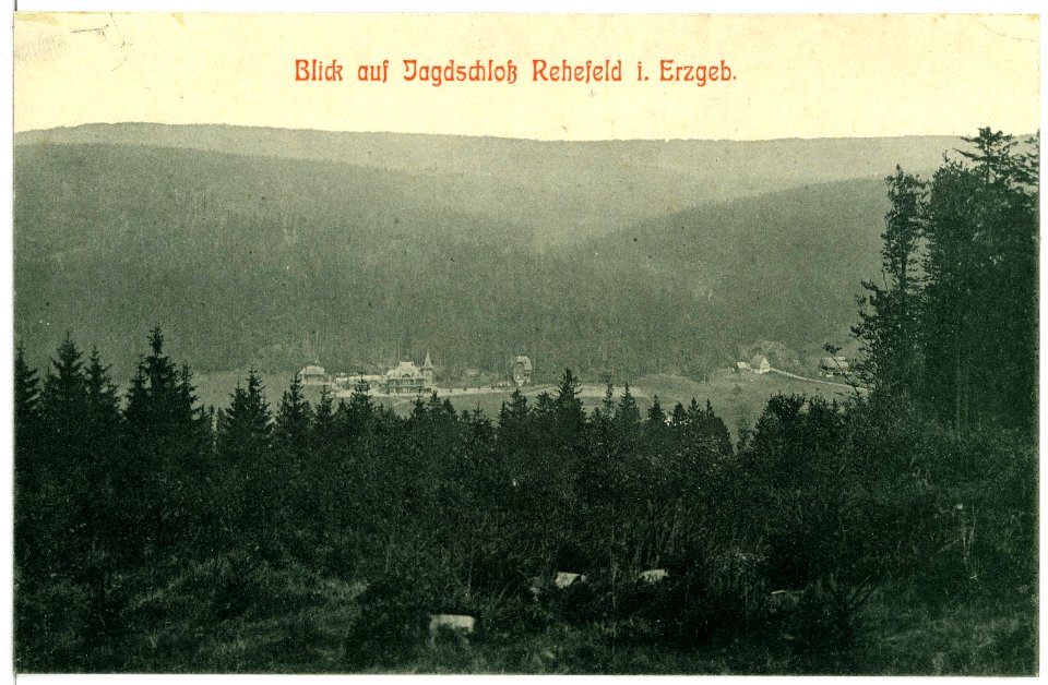 10532-Rehefeld-1908-Jagdschloß-Brück & Sohn Kunstverlag