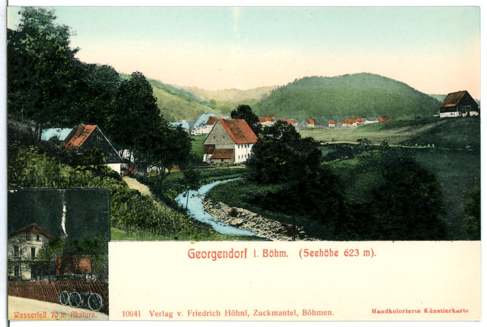10941-Georgendorf-1909-Ortsansicht-Brück & Sohn Kunstverlag