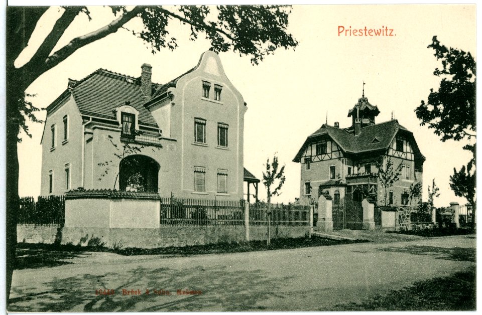 10449-Priestewitz-1908-Villen-Brück & Sohn Kunstverlag