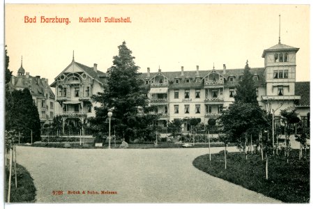 09768-Bad Harzburg-1908-Kurhotel Juliushall-Brück & Sohn Kunstverlag photo