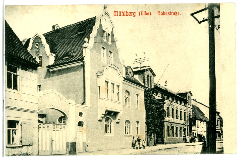 10847-Mühlberg-1909-Hohe Straße-Brück & Sohn Kunstverlag