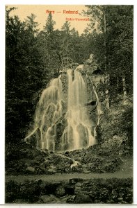 09783-Radautal-Harz-1908-Radau-Wasserfall-Brück & Sohn Kunstverlag
