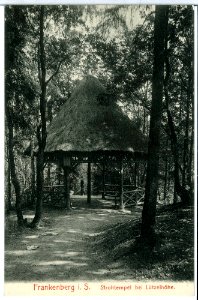 10756-Frankenberg-1909-Strohtempel bei Lützelhöhe-Brück & Sohn Kunstverlag