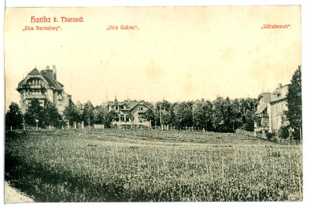 10807-Hartha-1909-Villa Harthaberg, Villa Gabriel, Wilhelmsruh-Brück & Sohn Kunstverlag