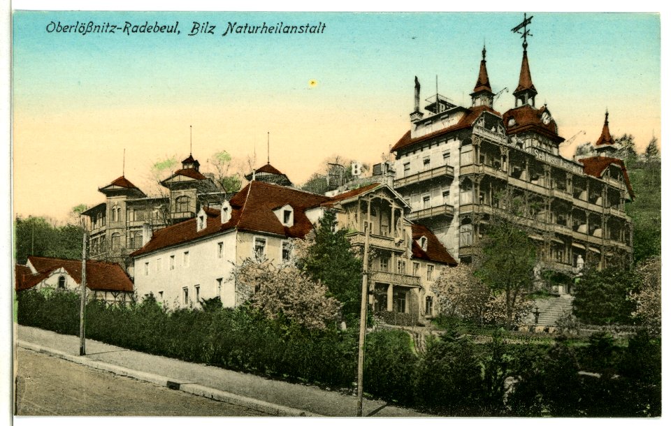 10761-Radebeul-1909-Oberlößnitz - Bilz Naturheilanstalt-Brück & Sohn Kunstverlag