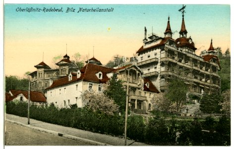10761-Radebeul-1909-Oberlößnitz - Bilz Naturheilanstalt-Brück & Sohn Kunstverlag